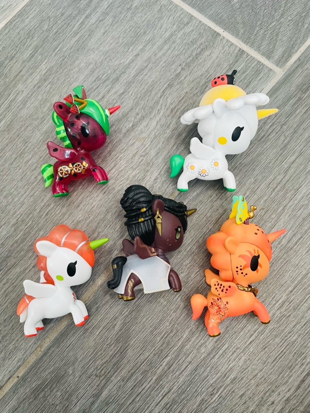 Tokidoki Unicorno Daisy Watermellie Tiger Lilly Ponzue Mel Medarda Lot of 5 - Picture 2 of 16